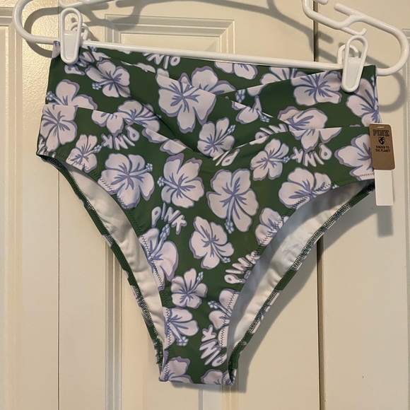 VICTORIA'S SECRET Crossover High-Waist Bikini Bottom, Large, New W/ Tags - Picture 4 of 6